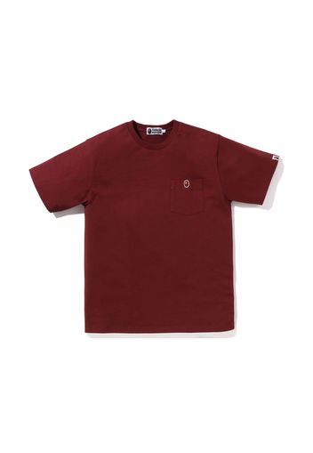 BAPE Ape Head One Point Pocket Tee (FW22) Burgundy