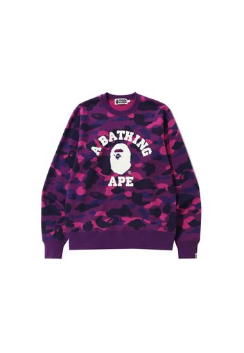 BAPE Color Camo College Crewneck (SS22) Purple