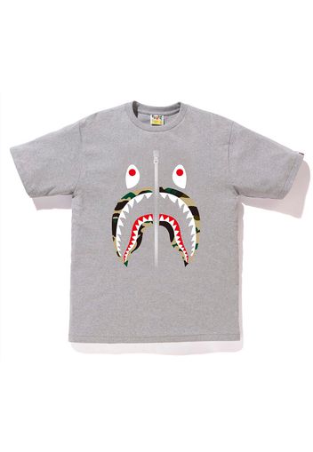 BAPE 1st Camo Shark Tee Tee Grey/Yellow