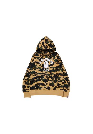 BAPE 1st Camo College Pullover Hoodie (SS22) Yellow