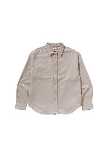 BAPE One Point Corduroy L/S Shirt Ivory