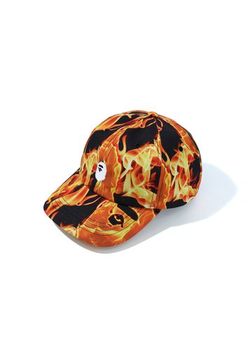 BAPE Flame Panel Cap Orange