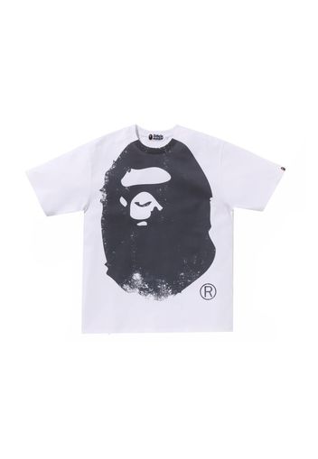 BAPE Overprinted Ape Head Tee White