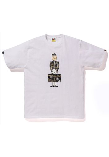 BAPE x Porter Stand Tee White