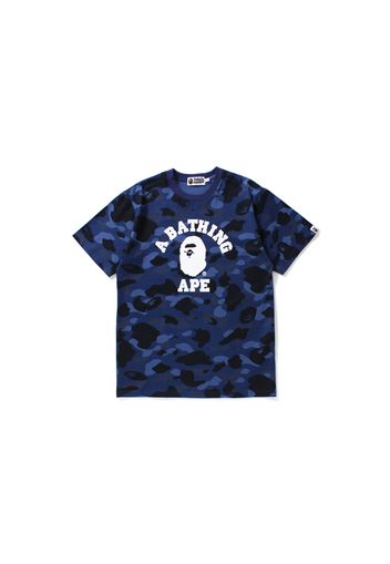 BAPE Color Camo College Tee Navy