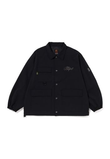 BAPE Mr Bathing Ape Relaxed Fit Coach Jacket Black