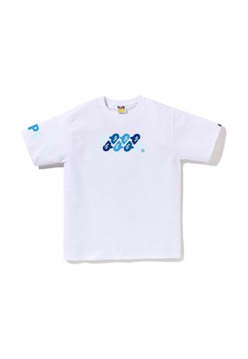 BAPE ABC Camo Tee White/Blue