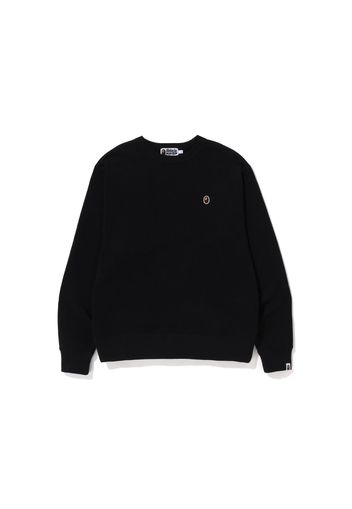 BAPE Ape Head One Point Relaxed Fit Crewneck (SS23) Black