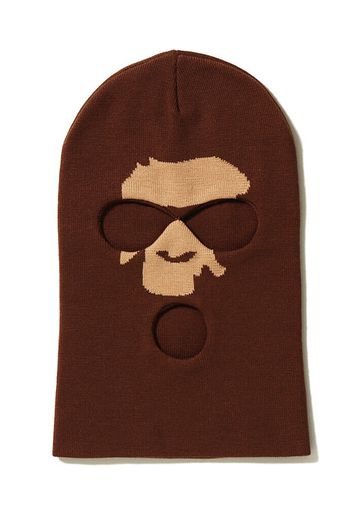 BAPE Ape Head Balaclava Brown