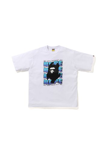 BAPE Distortion Relaxed Tee White