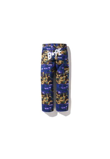 BAPE x Heron Preston Mix 1st Camo Duck Painter Pants Purple