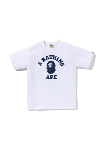 BAPE Color Camo College Tee (SS23) White Navy