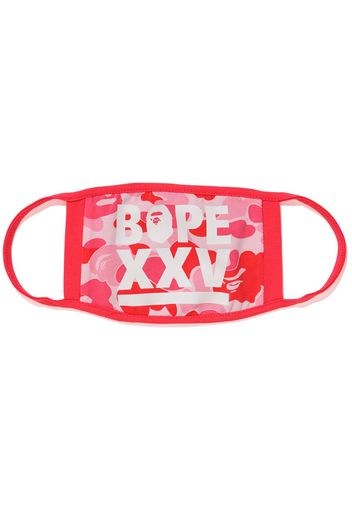 BAPE XXV ABC Face Mask Pink