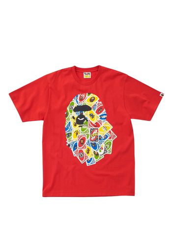 BAPE x UNO Ape Head Design Mattel Exclusive Tee Red