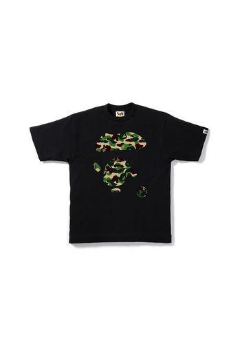 BAPE ABC Camo Ape Face Tee Black/Green