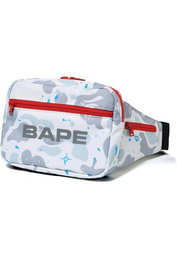 BAPE Space Camo Waist Bag White