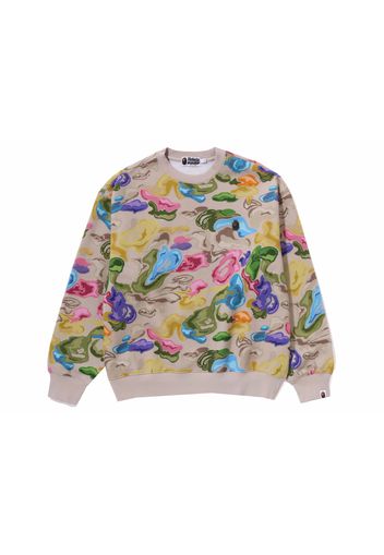 BAPE Art Camo Metal One Point Crewneck Multi