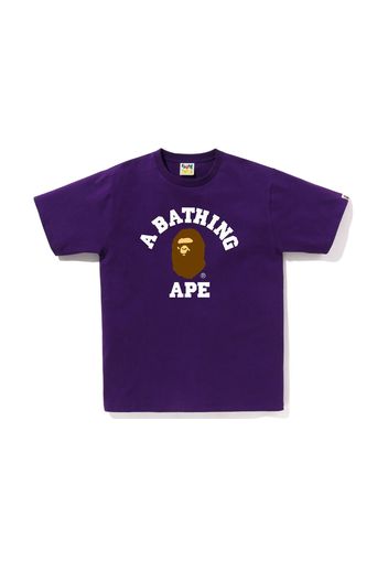 BAPE College Tee (SS23) Purple