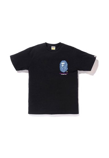 BAPE City Hong Kong Outline Tee Black