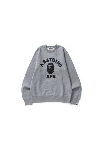 BAPE College Crewneck Gray