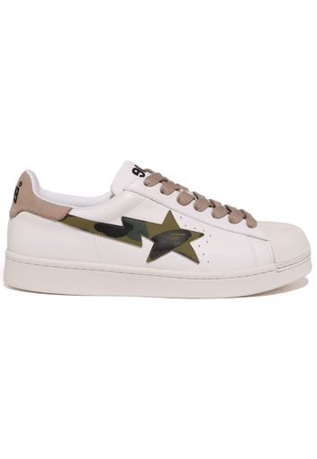 A Bathing Ape Skull Sta White Beige