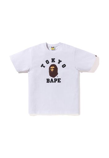 BAPE Tokyo College City Tee White