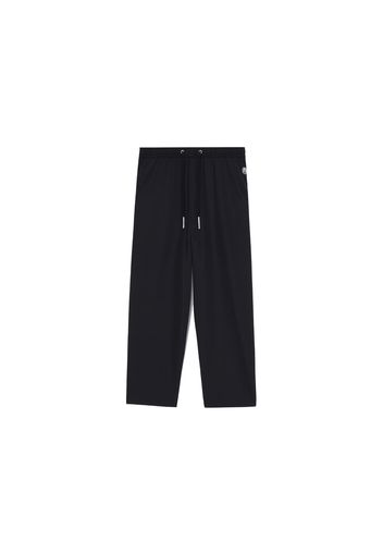 BAPE Black Loose Fit Tapered Easy Pants Black