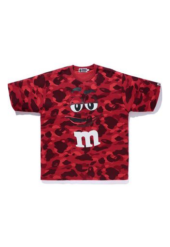 BAPE x M&M's Color Camo Relaxed Tee Red