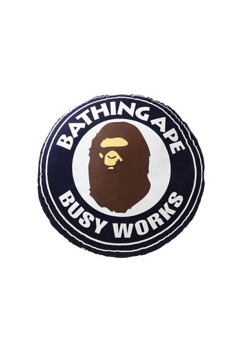 BAPE Big Busy Work Shop BWS Cushion Navy