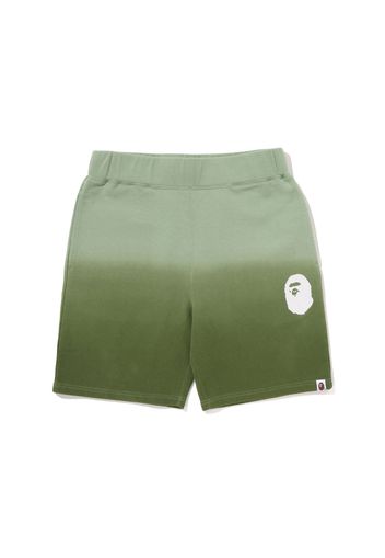 BAPE Gradation Sweat Shorts Green