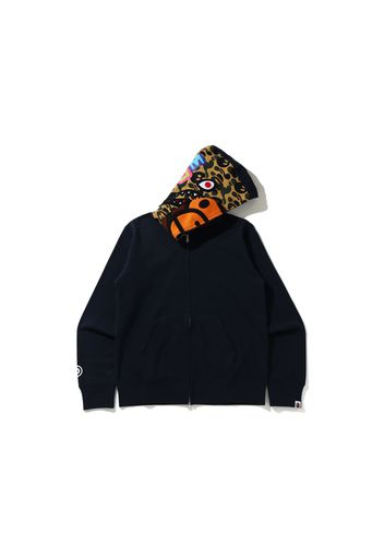 BAPE Milo Shark Full Zip Hoodie Navy