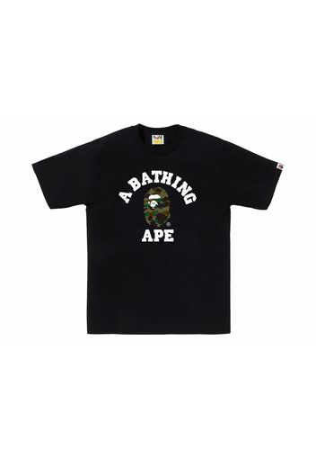 BAPE 1st Camo College Tee Black/Green