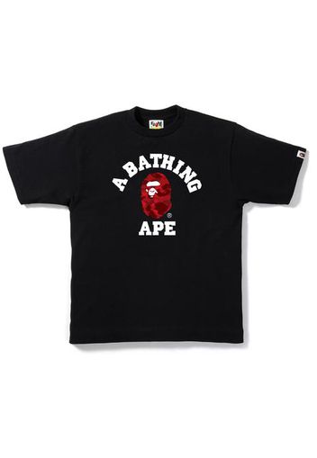 BAPE Color Camo College Tee Black/Red