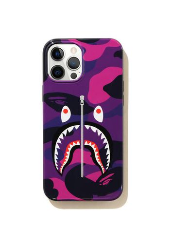 BAPE Color Camo Shark iPhone 12 Pro Max Case Purple