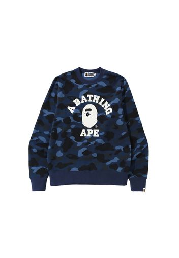 BAPE Color Camo College Crewneck (SS22) Navy