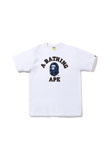 BAPE Color Camo College Tee (FW22) White Blue