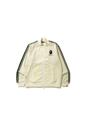 BAPE A Bathing Ape Line Sleeve Jersey Top Ivory