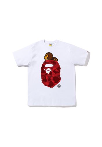 BAPE Color Camo Milo On Big Ape Tee (FW22) White Red