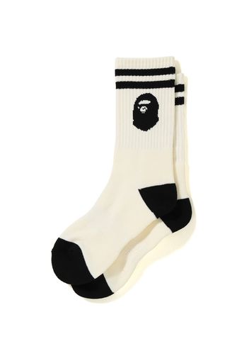 BAPE Ape Head Socks White