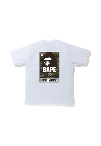 BAPE 1st Camo Busy Works Tee (FW21) White/Green