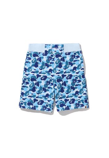 BAPE ABC Camo Sweat Shorts Blue