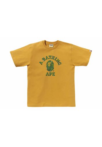 BAPE Bitmap College Tee Yellow