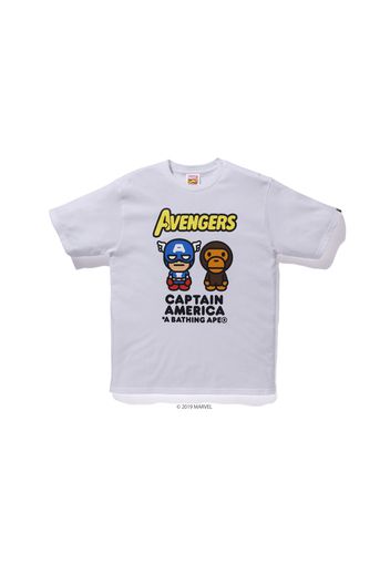 BAPE x Marvel Milo Captain America Tee White