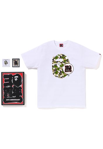 BAPE Store Zozotown Bape 30th Anniversary Ape Head Tee Set White