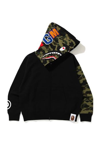 BAPE Giant Shark Full Zip Hoodie Black