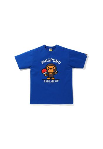 BAPE Milo Pingpong Sports Tee Blue