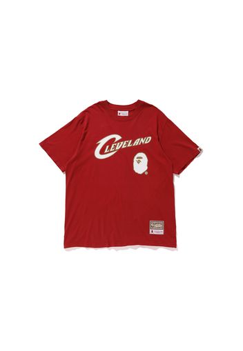 BAPE x Mitchell & Ness Cavs Tee Burgundy