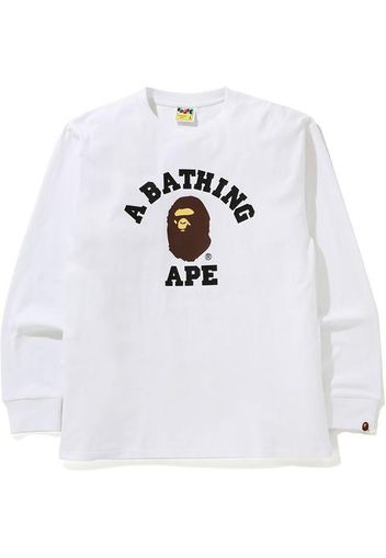 BAPE College L/S Tee (FW20) White