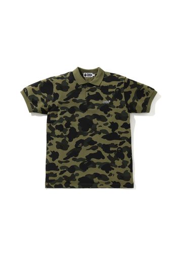 BAPE 1st Camo Patched Polo Green