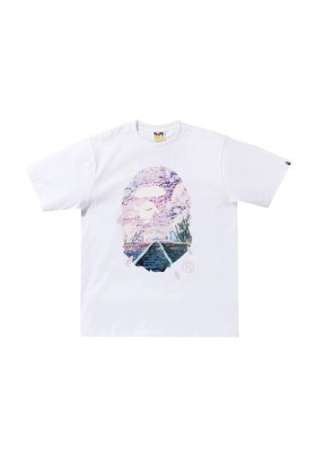 BAPE Sakura Photo Ape Head Tee (SS22) White